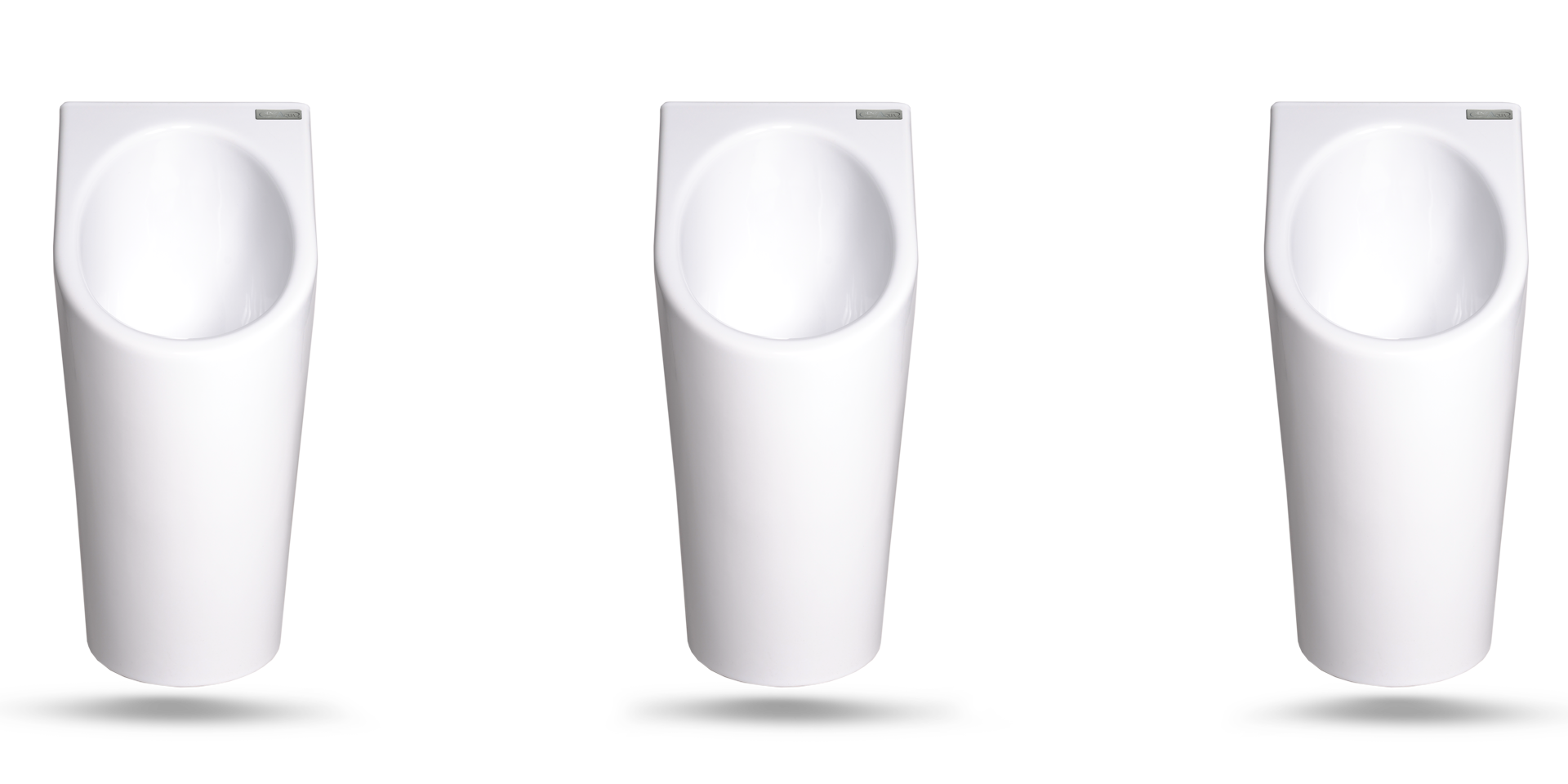 Senza Aqua wasserlose Urinal/ Pissoir ceramic weiss