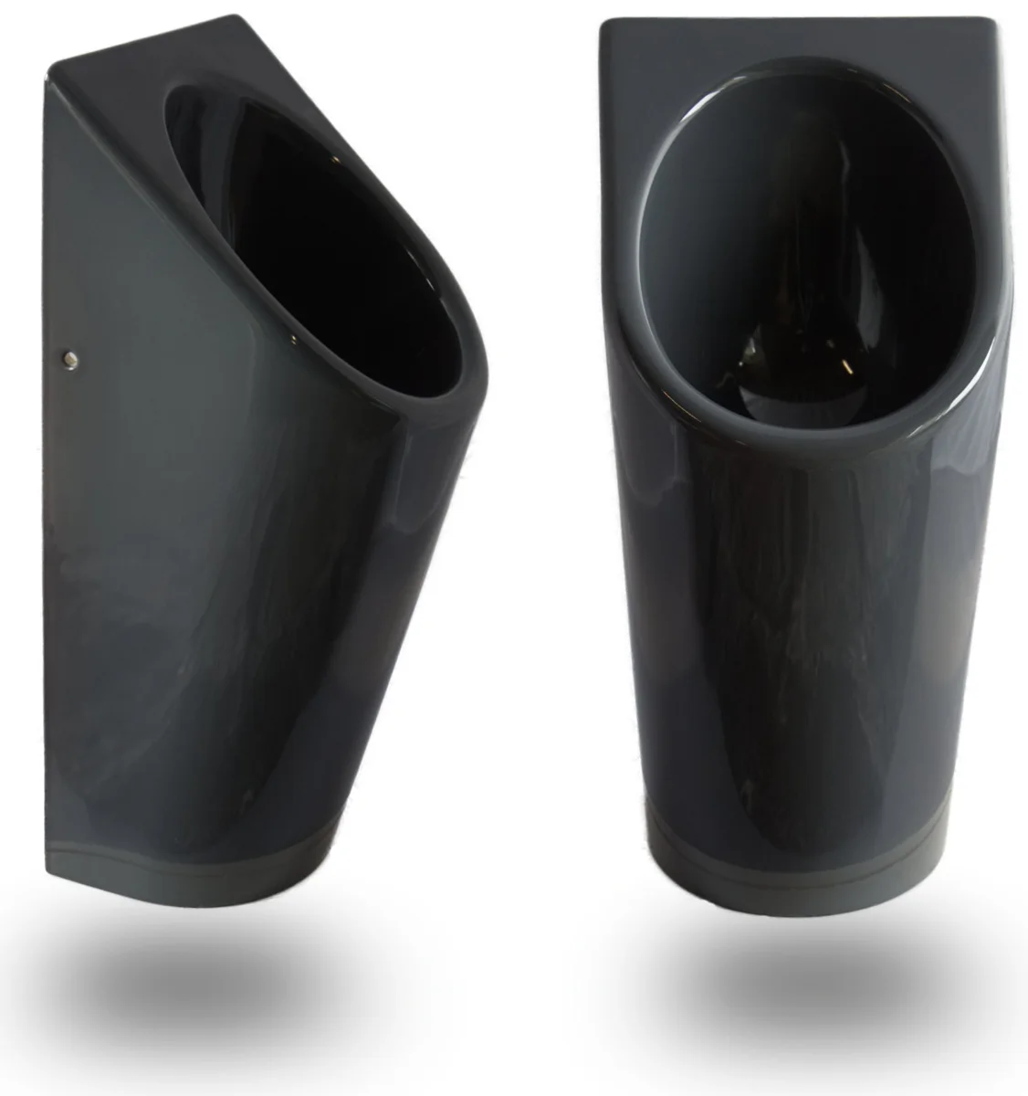 Senza Aqua Urinal im Design Anthrazit