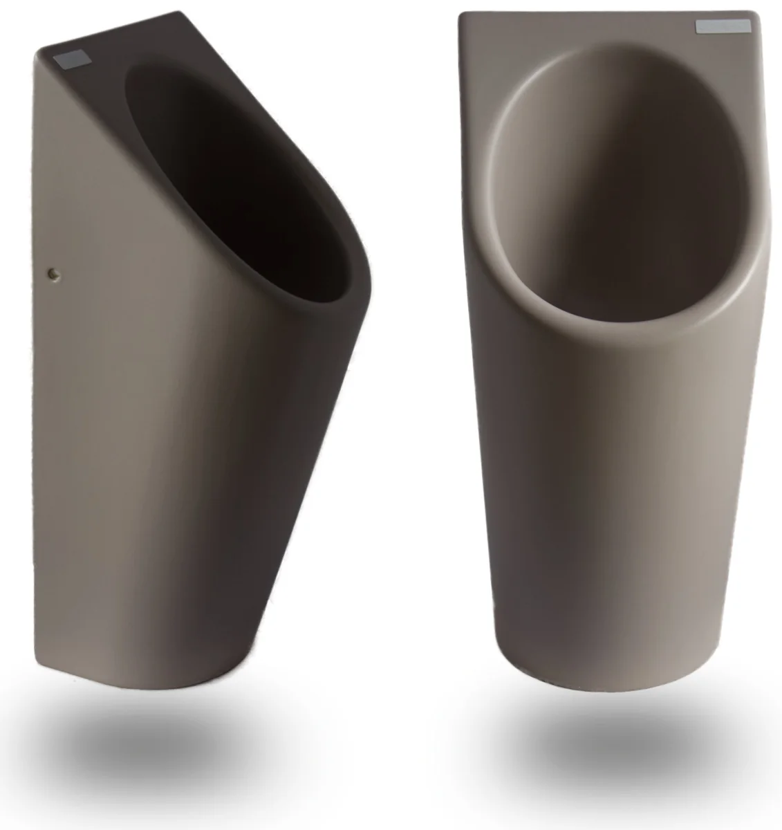 Senza Aqua Urinal im Design Lehmbraun